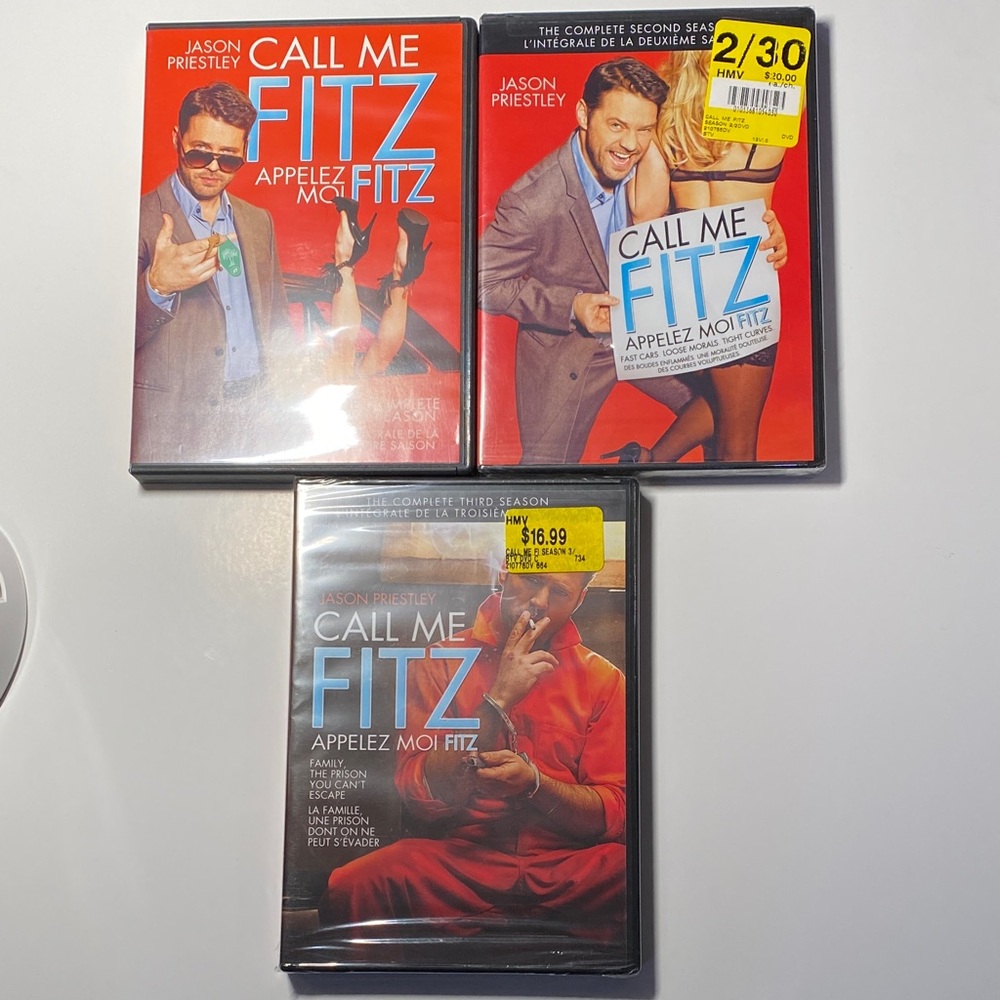 TV Show Call Me Fitz DVD Set Seasons 1, 2 and 3. Seasons 2-3 2000’s Brand New